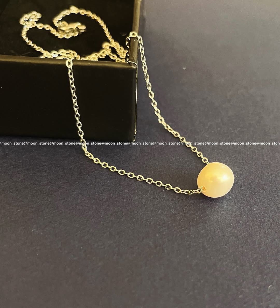 گردنبند تک مهره مروارید پرورشی اصل